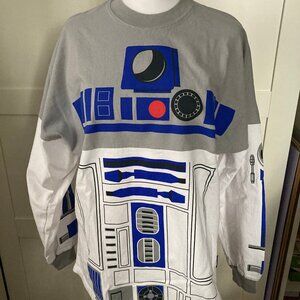 Spirit Jersey R2D2 Star Wars Disney Adult Size Small Like New no tags